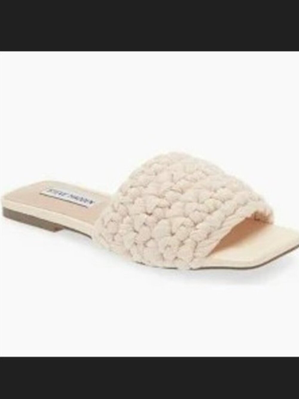 Steve Madden Maldeve Slide in Cream